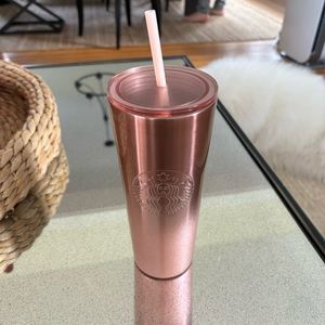 Starbucks 24oz stainless steel pink tumbler